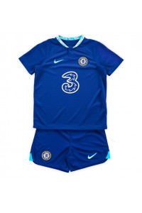 Chelsea Babyklær Hjemme Fotballdrakt til barn 2022-23 Korte ermer (+ Korte bukser)